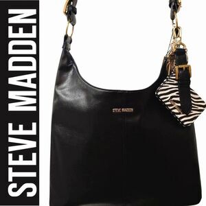 Steve Madden BHogan Hobo Bag & Wallet-  Black